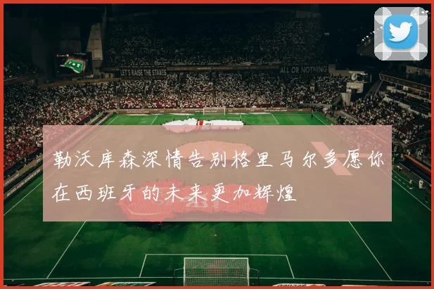 勒沃库森深情告别格里马尔多愿你在西班牙的未来更加辉煌